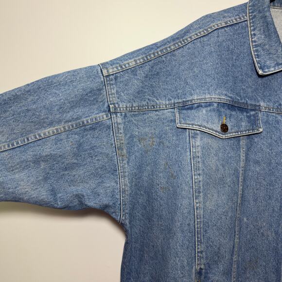 DANIEL Vintage Oversized Heavyweight Denim Jacket 
Size 22  3X XXXL - Picture 5 of 7